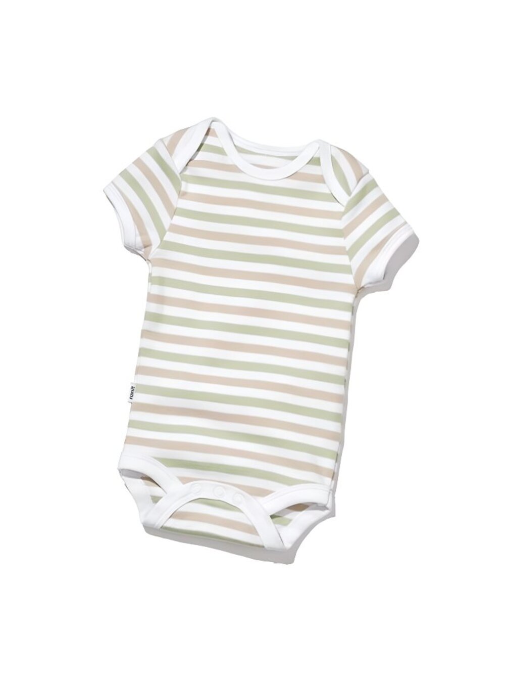 Nanit Sleep Wear Short Sleeve Bodysuit - 3M, Pistachio Stripe